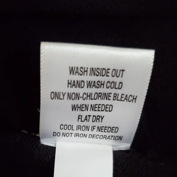 Elle Black Sequin Open Front Cropped Shrug Cardigan Sweater 3/4 Sleeve Size L - Picture 5 of 8